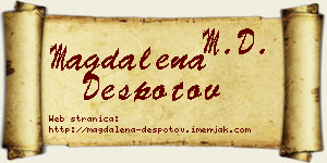 Magdalena Despotov vizit kartica